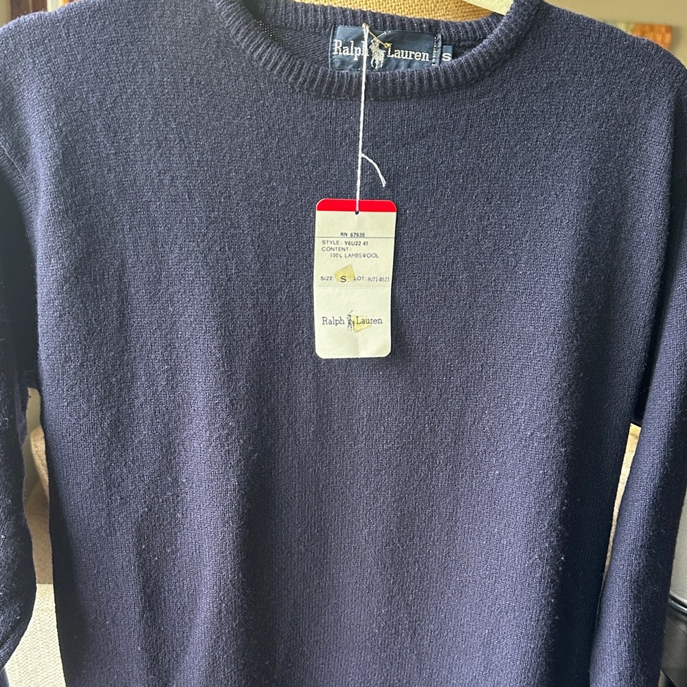 Vintage Ralph Lauren lambswool sweater dress
